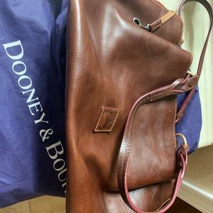 Chestnut Dooney and Bourke shoulder hobo